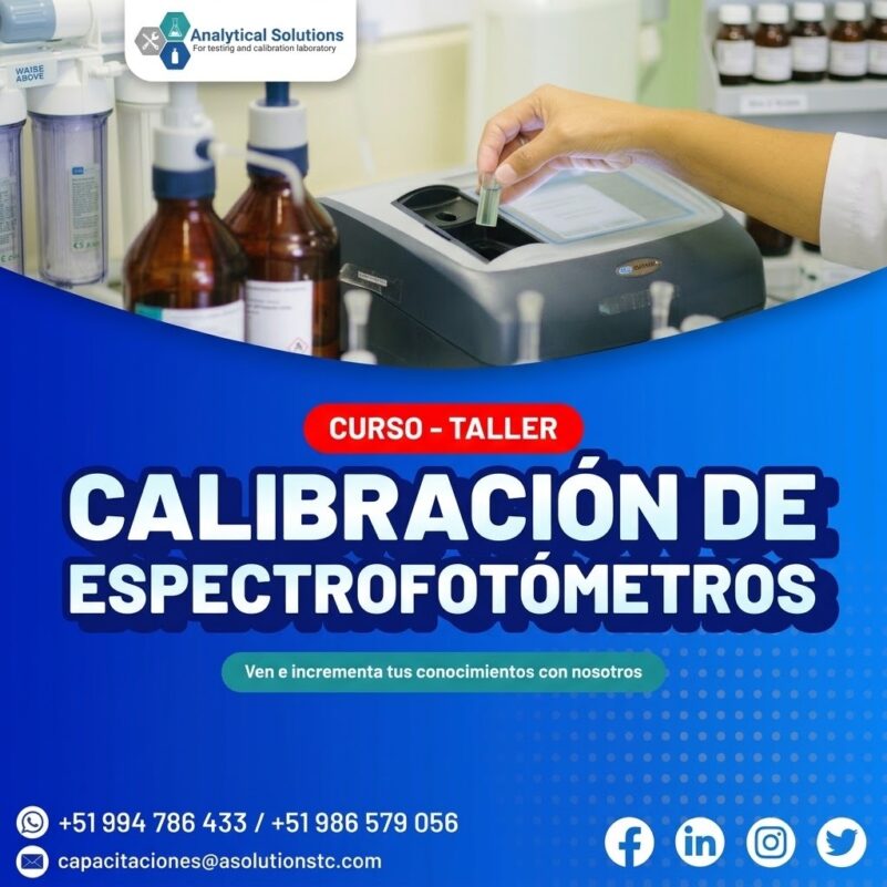 Calibración de Espectrofotómetros