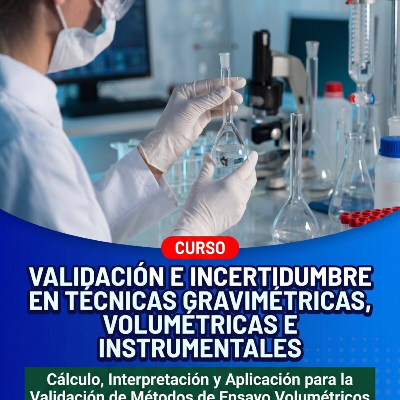 Curso: Validación e Incertidumbre en técnicas Gravimétricas, Volumétricas e Instrumentales