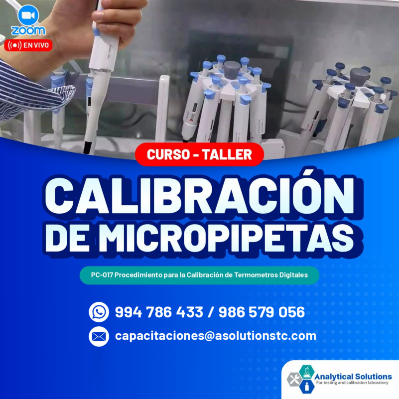 Curso - Taller: Calibración de Micropipetas